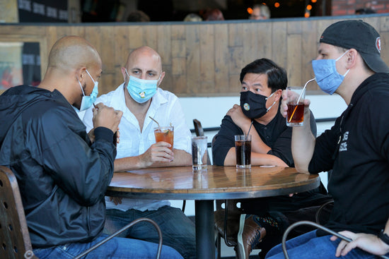 SIP Airtight Drinking Valve:  Safely drink at restaurants and bars without removing your mask 